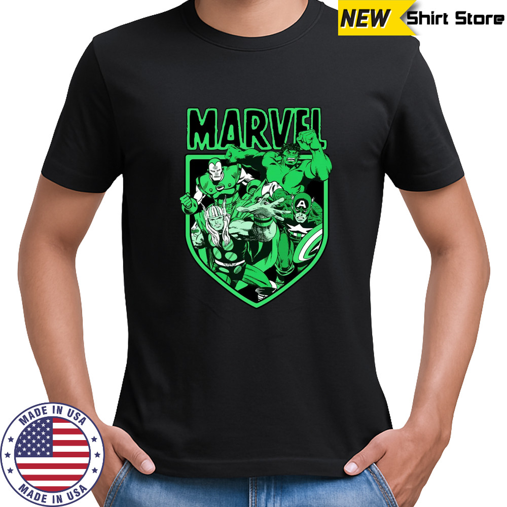 Marvel Avengers Shield Logo T Shirt