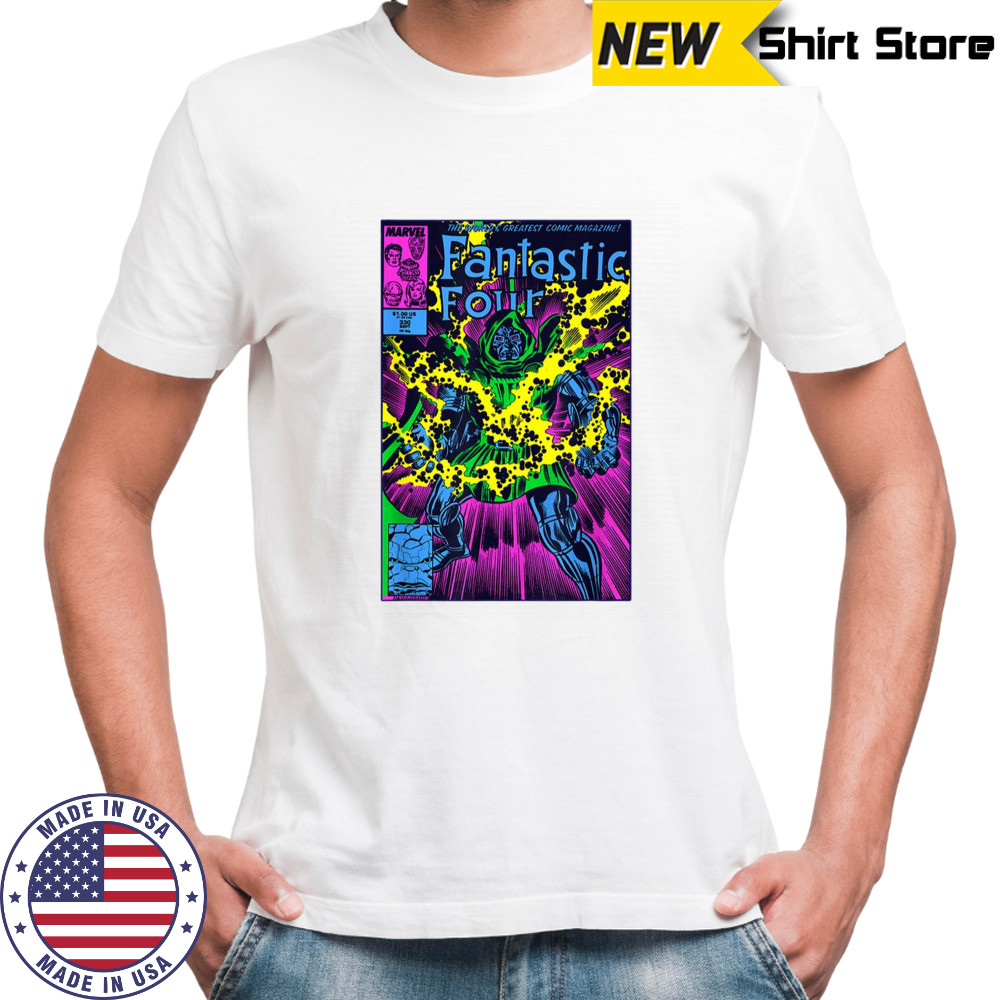 Marvel Comics Doctor Doom Vintage Comic Villain Cover T-shirt