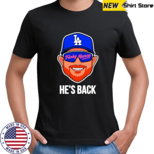 Max Muncy big head Los Angeles Dodgers Funky Muncy he’s back 2025 shirt