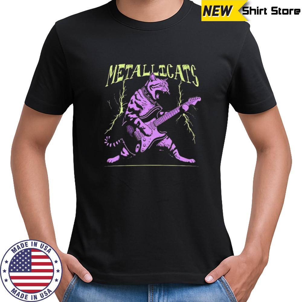 MetalliCats funny boy band shirt