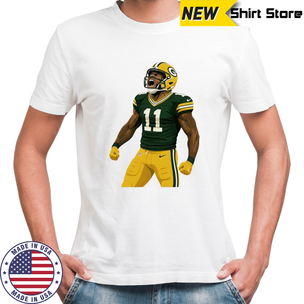 Micah Parsons Green Bay football beast mode linebacker graphic shirt