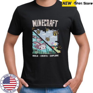 Minecraft Build Create Explore T-Shirt
