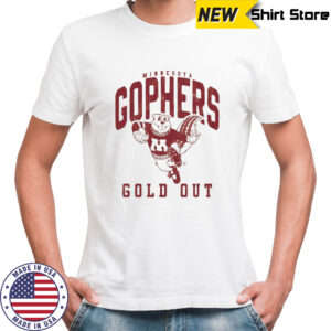 Minnesota Gophers gold out retro shirt