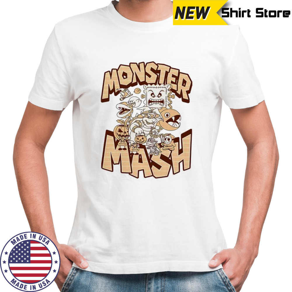 Monster Mash Halloween style game villain shirt