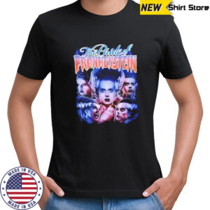 Monsters the bride of Frankenstein collage shirt