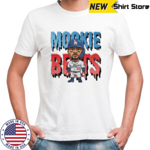 Mookie Betts cartoon LA Dodgers shirt