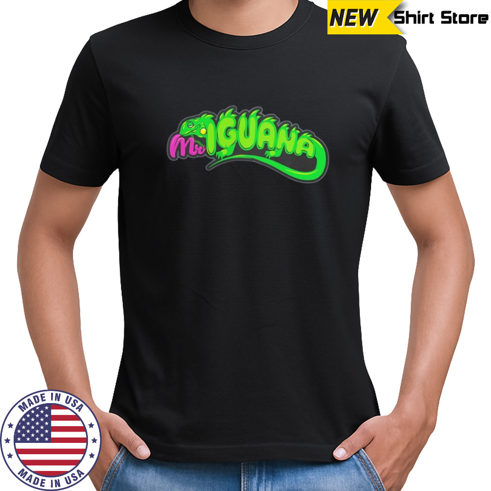 Mr. Iguana AAA superstar WWE logo shirt