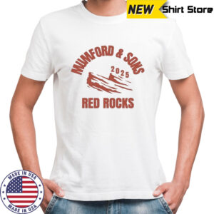 Mumford & Sons Red Rocks 2025 T-Shirt