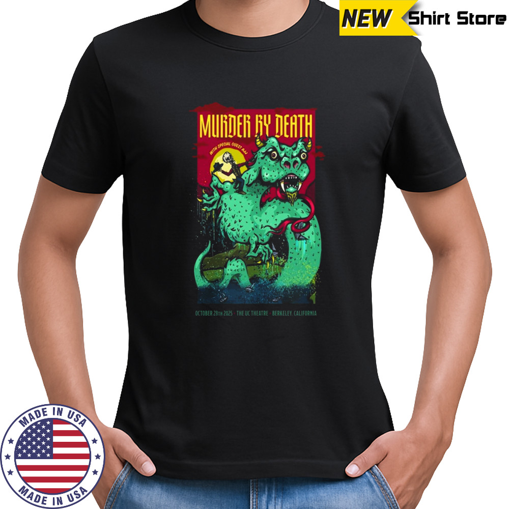 Murder By Death Oct 28 2025 Berkeley CA Poster T-Shirt