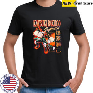 My hero academia katsuki bakugo explosion shirt