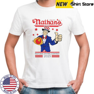 Nathan’s Famous Hot Dog Eating Contest 4th Of July 2025 T-Shirt