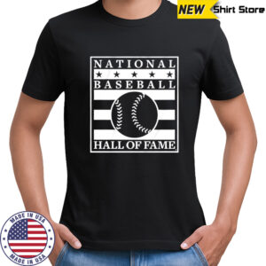 National Baseball Hall of Fame Logo ball shirt