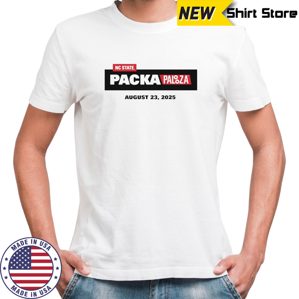 NC State Wolfpack Packapalooza logo shirt