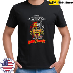 Never underestimate a woman who is a fan of WWE and loves Hulk Hogan face shirt