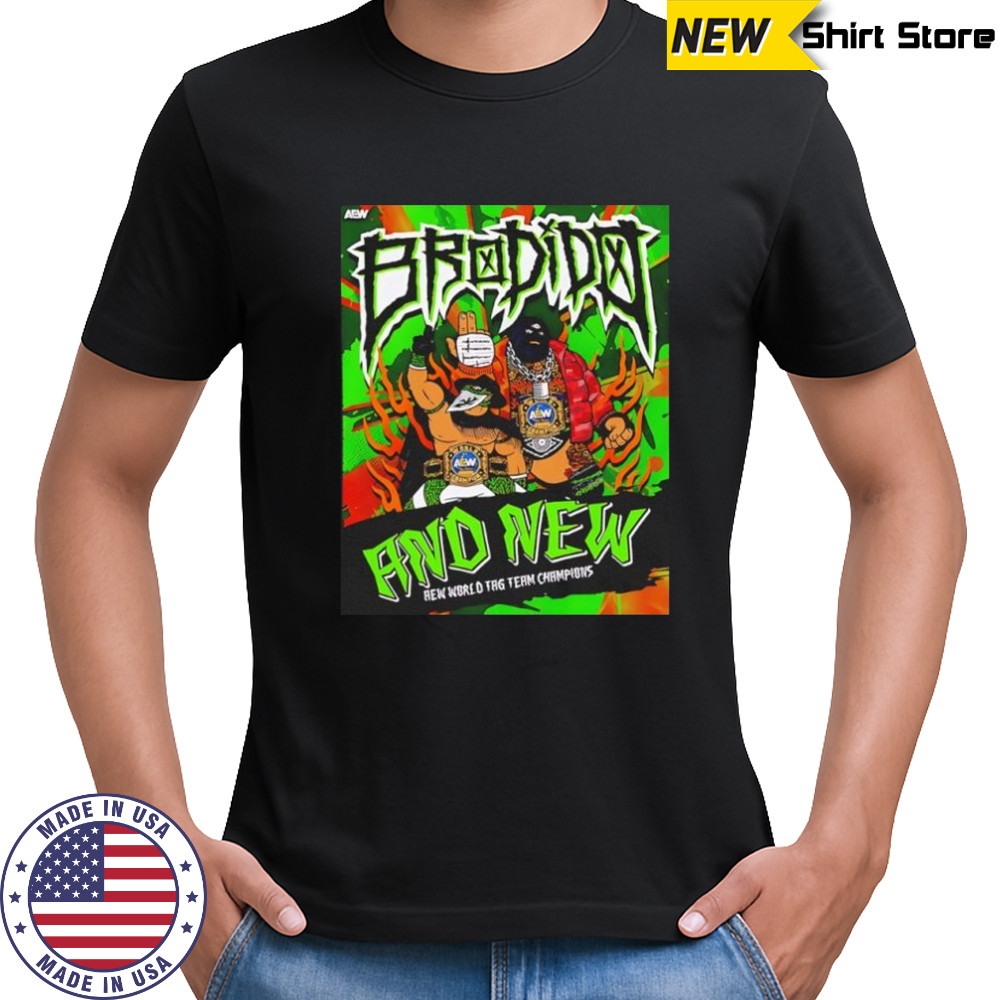 New AEW World Tag Team Champions Brodido shirt