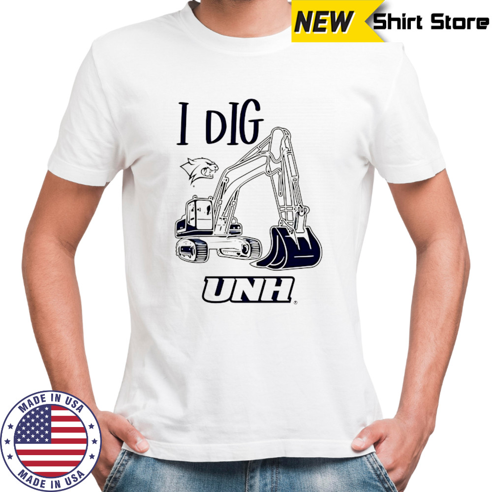 New Hampshire Wildcats Excavator I dig shirt