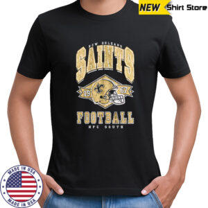 New Orleans Saints Football NFC South 1967 helmet shirt