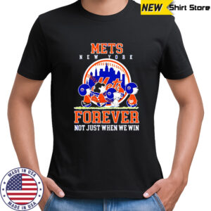 New York Mets forever not just when we win Peanuts shirt