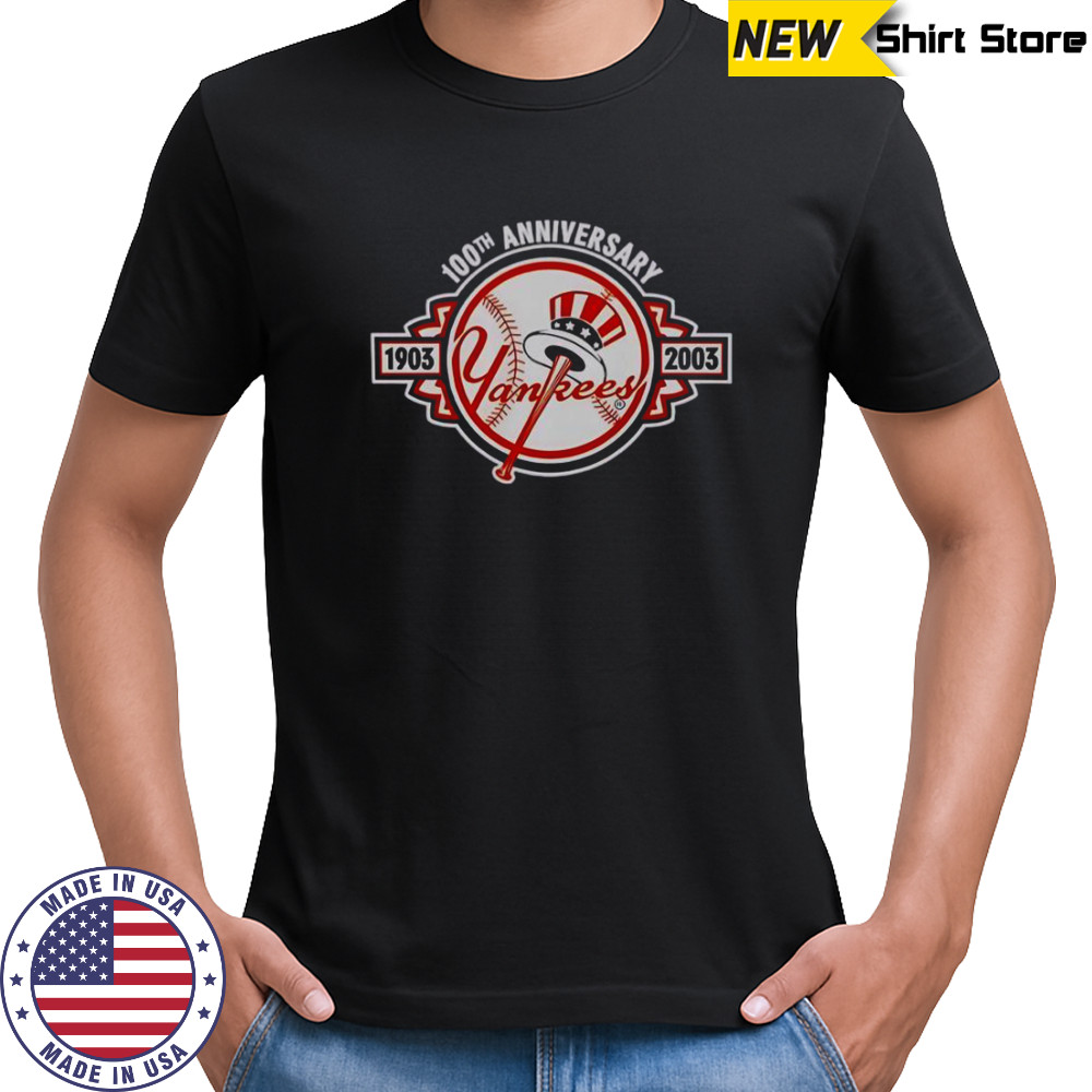 New York Yankees 1903-2003 100th Anniversary T-Shirt