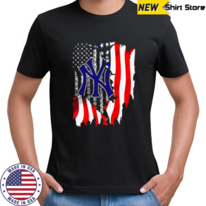New York Yankees Baseball American Flag shirt