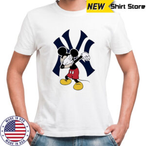 New York Yankees Baseball Dabbing Mickey Disney shirt