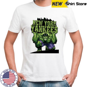 New York Yankees Baseball Incredible Hulk Marvel Avengers shirt
