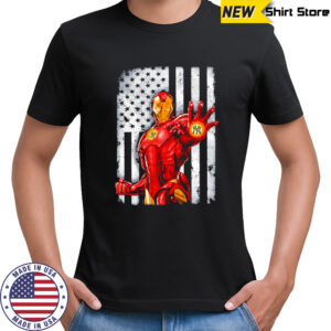New York Yankees Baseball Iron Man American Flag shirt