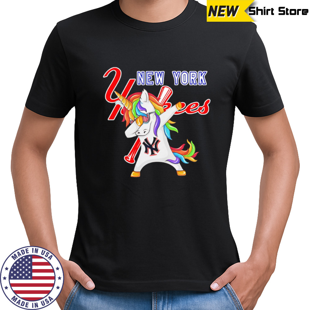 New York Yankees Baseball Unicorn Dabbing Funny shirt
