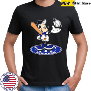 New York Yankees Cheerful Mickey Disney shirt