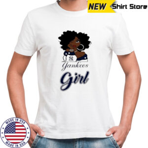 New York Yankees Girl cartoon shirt