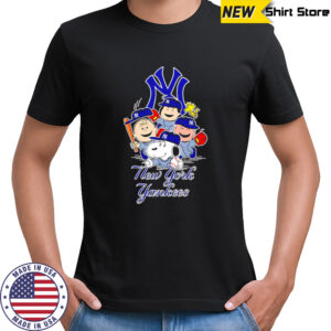 New York Yankees Snoopy Charlie Brown And Friends The Peanuts Baseball shirt