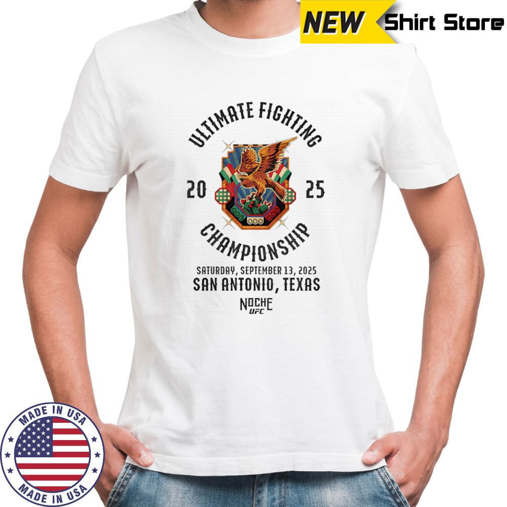 Noche UFC 2025 Stained Glass shirt
