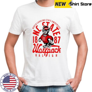North Carolina State Wolfpack football 1887 mascot shirt