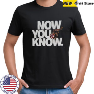 Now You Know Indiana Fever Basketball WNBA logo gift for fans shirt