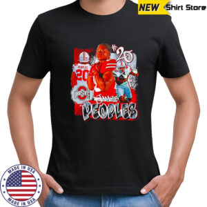 Ohio State Buckeyes #20 James Peoples Highlight shirt