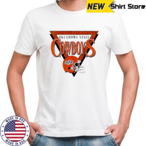 Oklahoma State Cowboys Helmet Triangle shirt