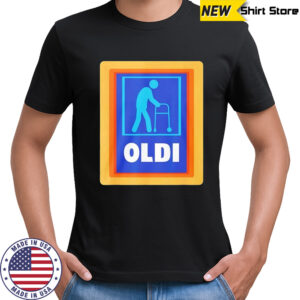 Oldi x Aldi Parody logo shirt