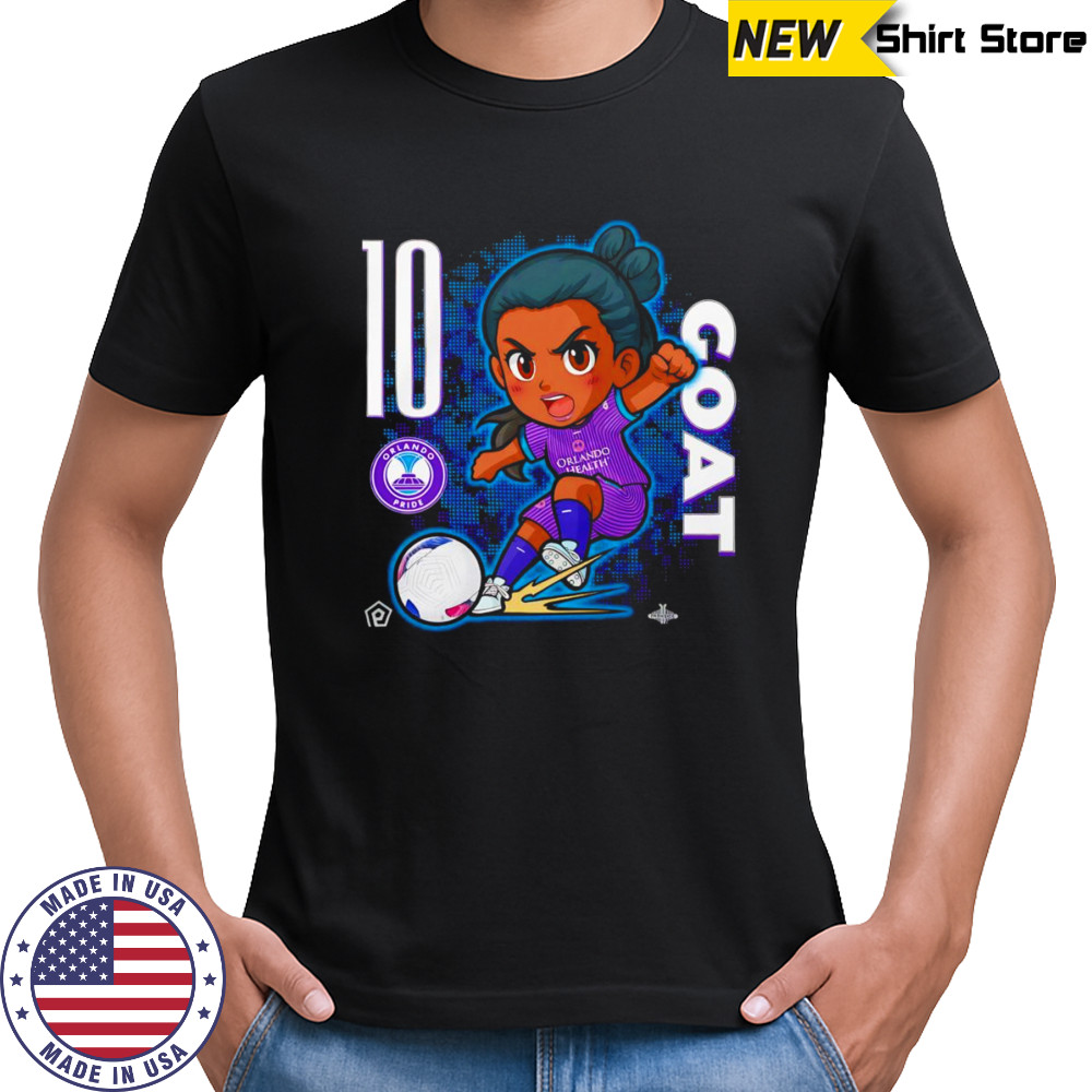Orlando Pride Marta GOAT chibi cartoon shirt