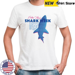 Palma Florida’s shark week shirt