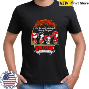 Peanuts it’s the most wonderful time of the year Wolfpack NC State shirt