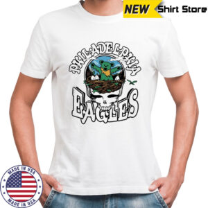 Philadelphia Eagles X Grateful Dead mascot logo shirt