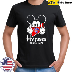 Philadelphia Phillies Haters Gonna Hate Mickey Mouse Disney Baseball shirt