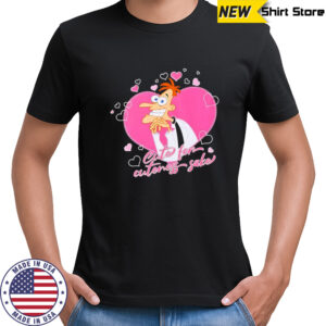 Phineas and Ferb Doofenshmirtz heart shirt