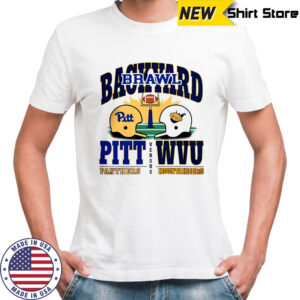 Pitt Panthers vs West Virginia Mountaineers Backyard Brawl 2025 Brown shirt