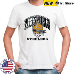 Pittsburgh Steelers X Grateful Dead mascot logo shirt