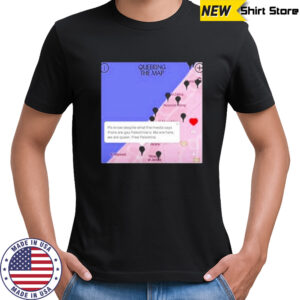 Queering the map palestine shirt