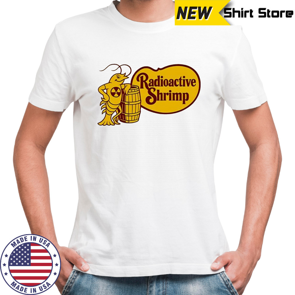 Radioactive Shrimp logo shirt