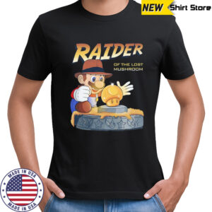 Raider of the lost mushroom Super Mario shirt
