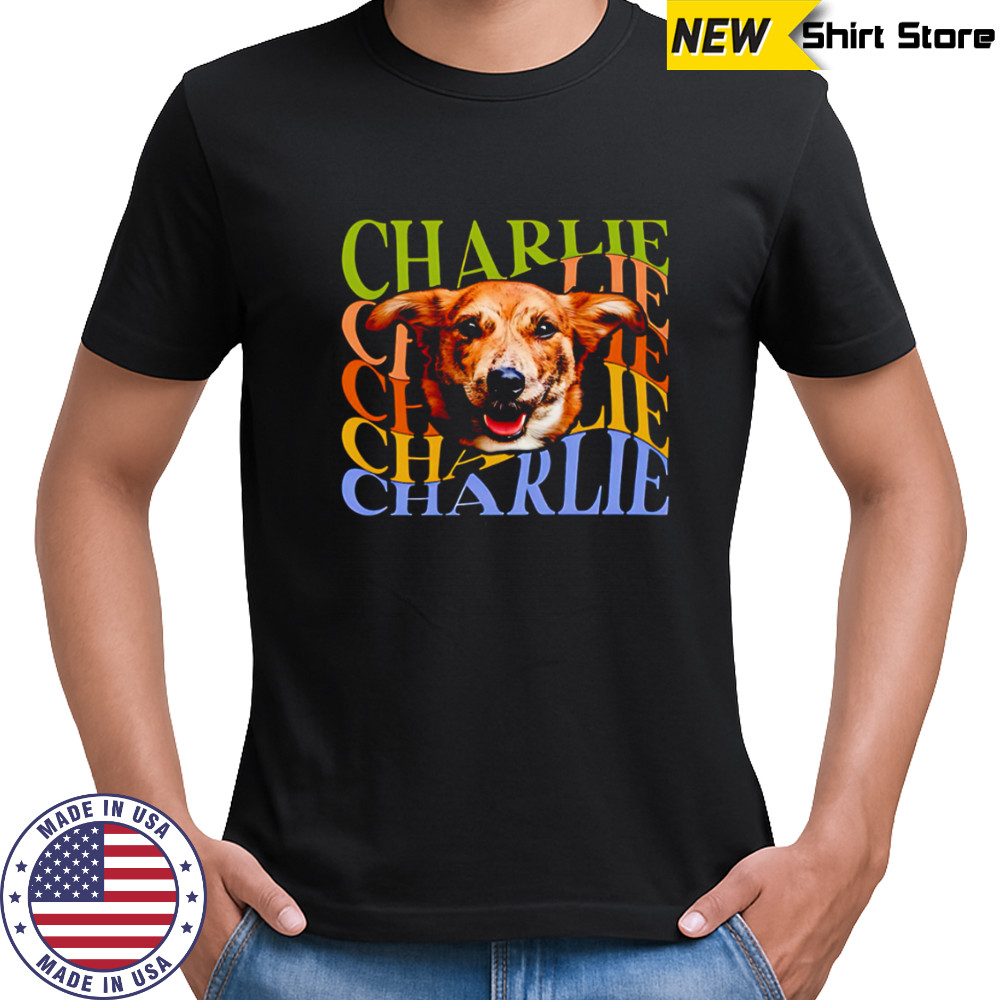 Retro Pet Dog Photo In Vintage Style shirt