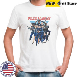 Retro police academy 80s shirt
